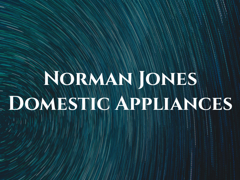 Norman Jones Domestic Appliances