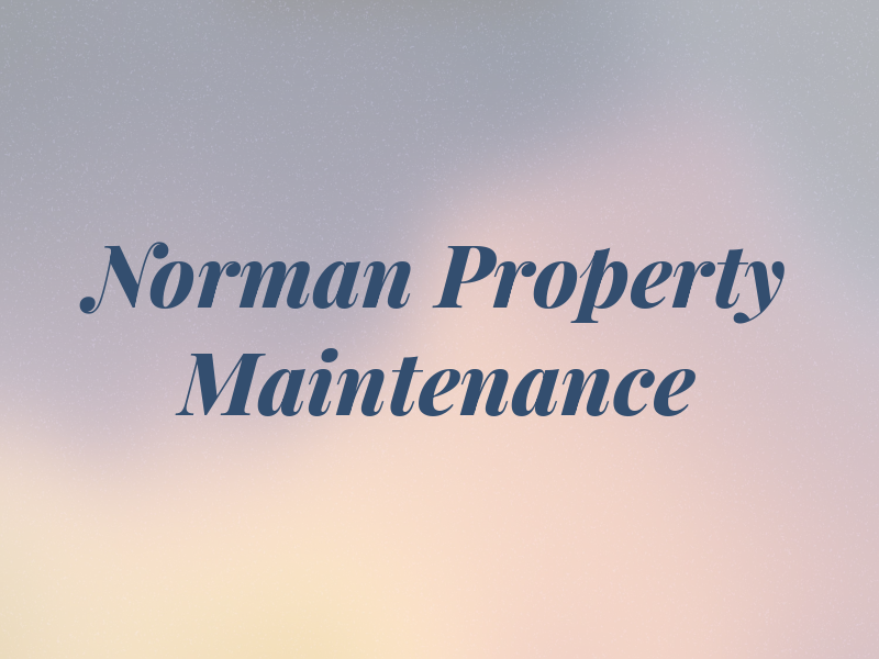 Norman Property Maintenance