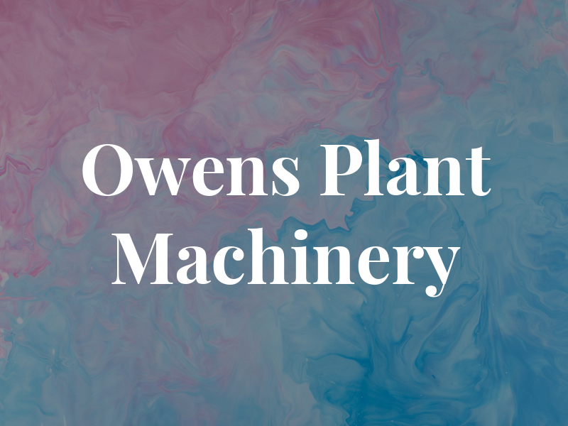 Owens Plant & Machinery Ltd