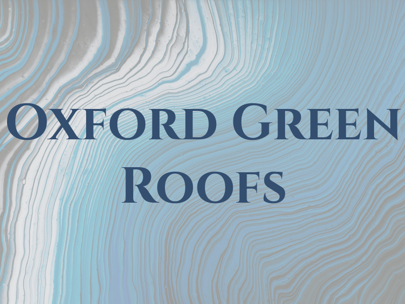 Oxford Green Roofs Ltd