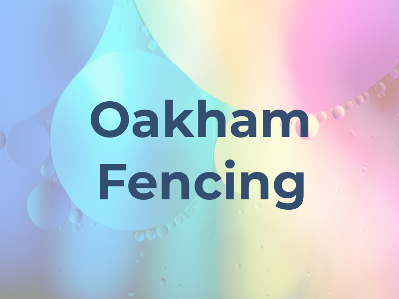 Oakham Fencing