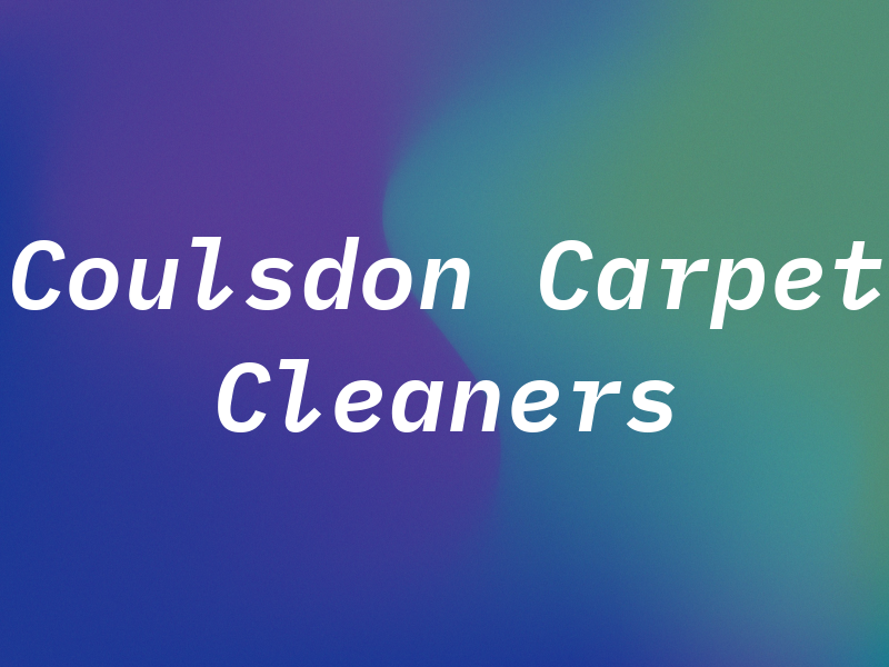 Old Coulsdon Carpet Cleaners Ltd