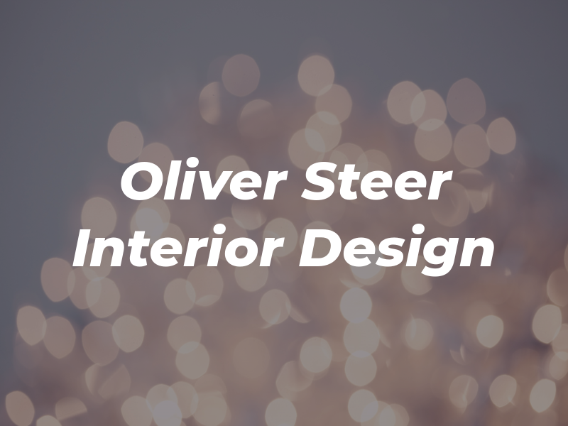 Oliver Steer Interior Design