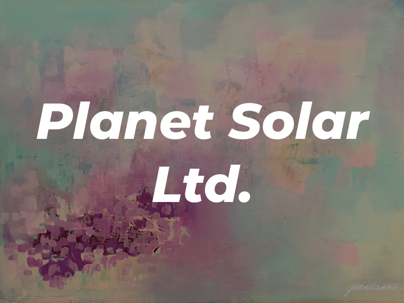 One Planet Solar Ltd.