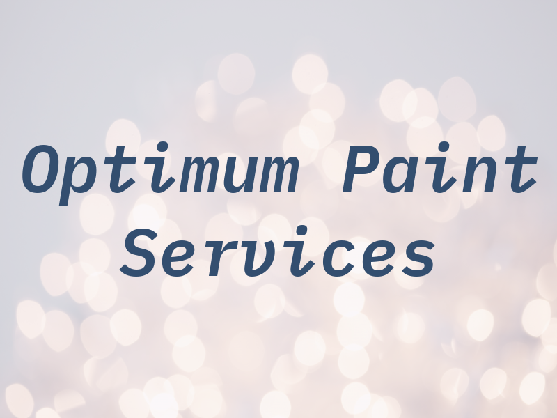 Optimum Paint Services Ltd