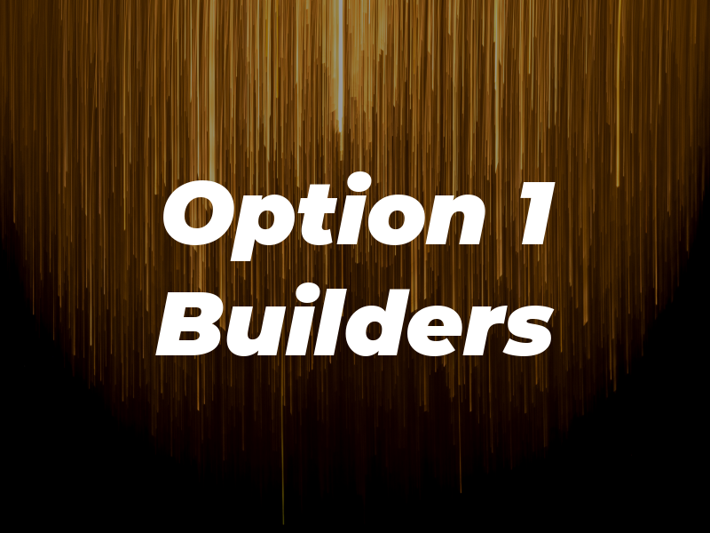 Option 1 Builders