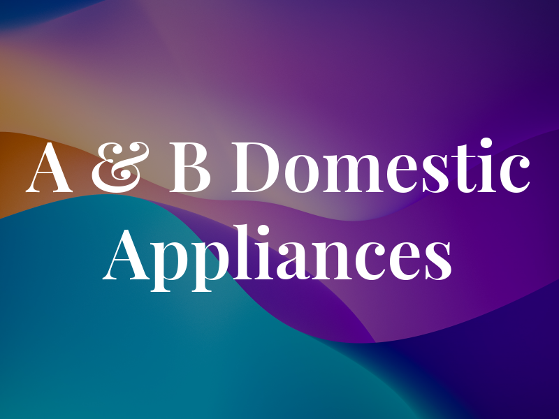 A & B Domestic Appliances