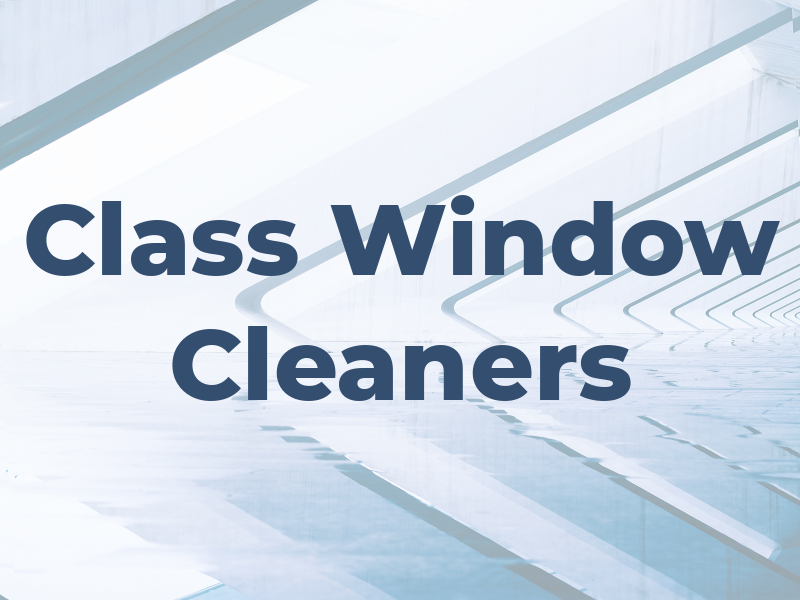 A Class Window Cleaners