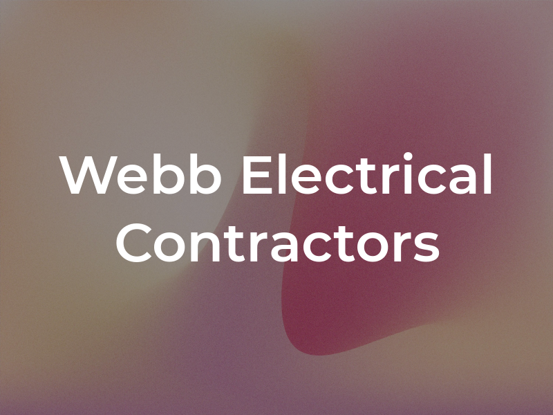 A C Webb Electrical Contractors Ltd