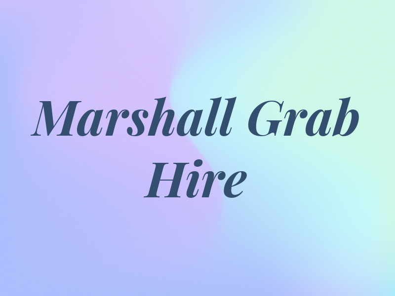 A J Marshall Grab Hire