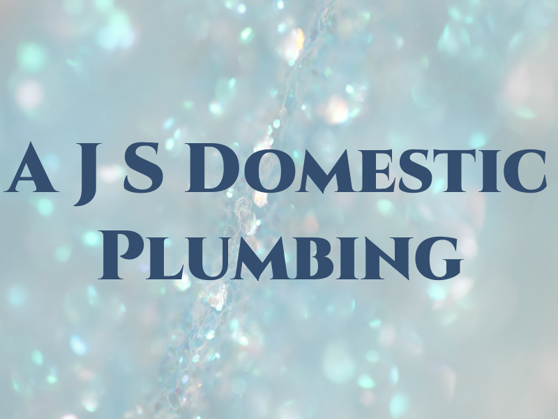 A J S Domestic Plumbing