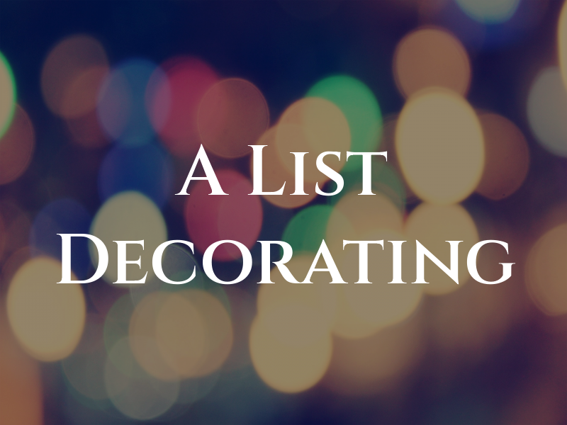 A List Decorating