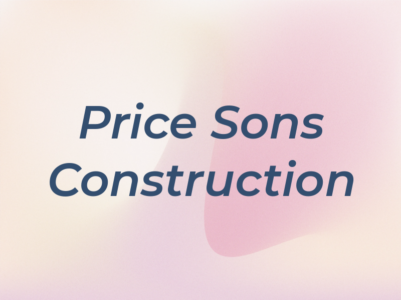 A M Price & Sons Construction Ltd
