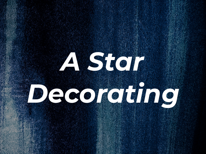A Star Decorating