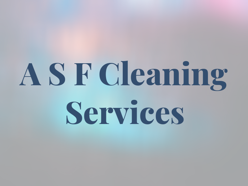 A S F Cleaning Services