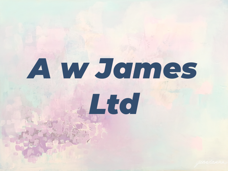 A w James Ltd