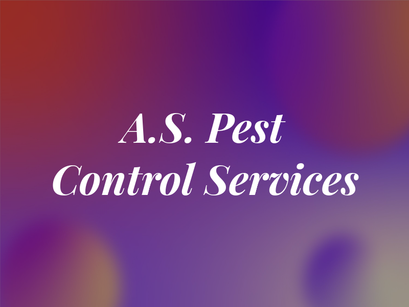 A.S. Pest Control Services