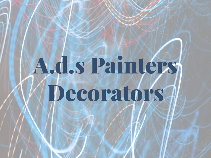 A.d.s Painters & Decorators Ltd