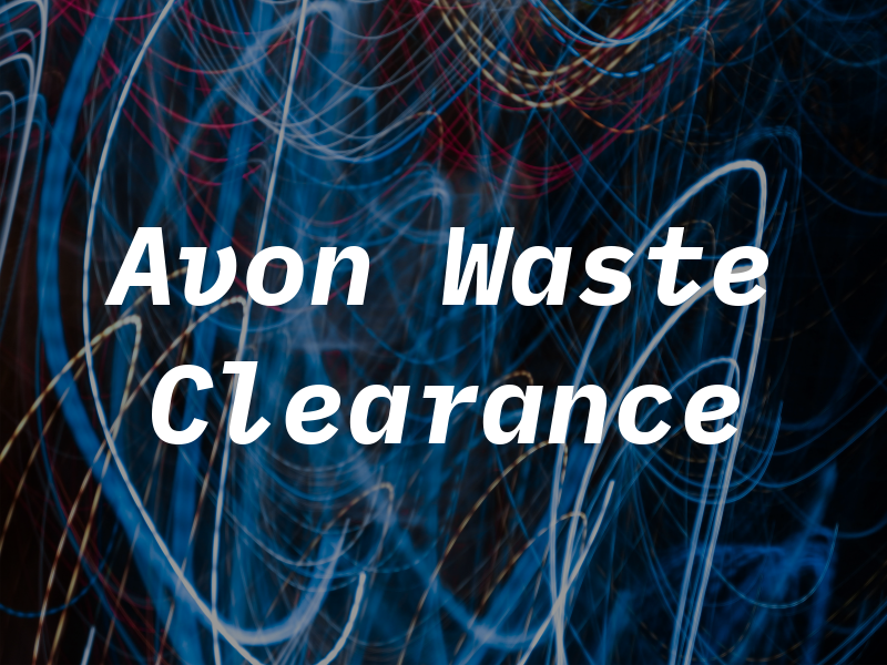 Avon Waste Clearance
