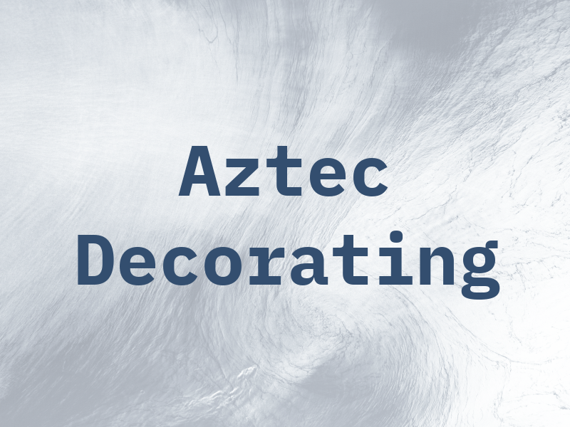 Aztec Decorating