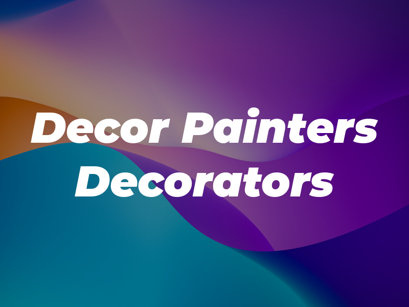 AJ Decor Painters & Decorators