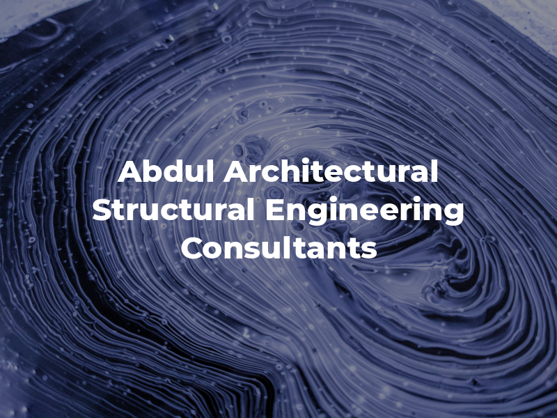 Abdul Architectural and Structural Engineering Consultants
