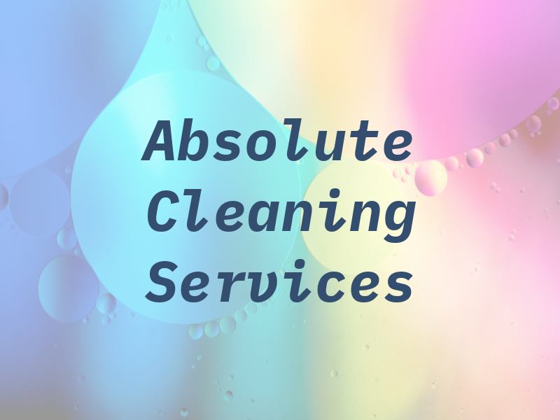 Absolute Cleaning Services UK Ltd