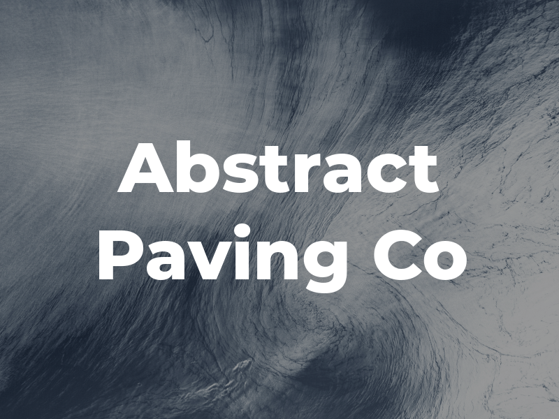 Abstract Paving Co