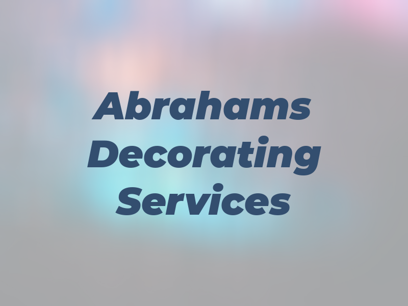 Abrahams Decorating Services