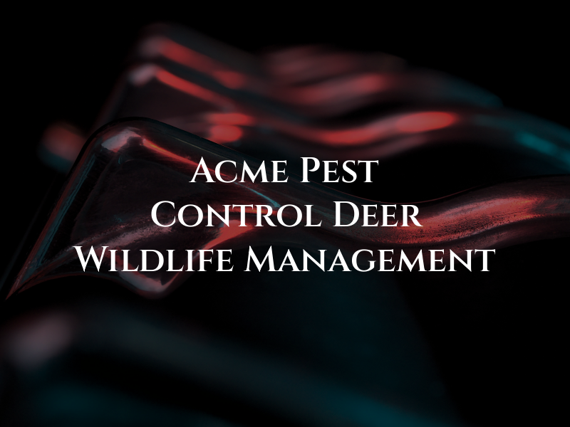 Acme Pest Control & Deer & Wildlife Management