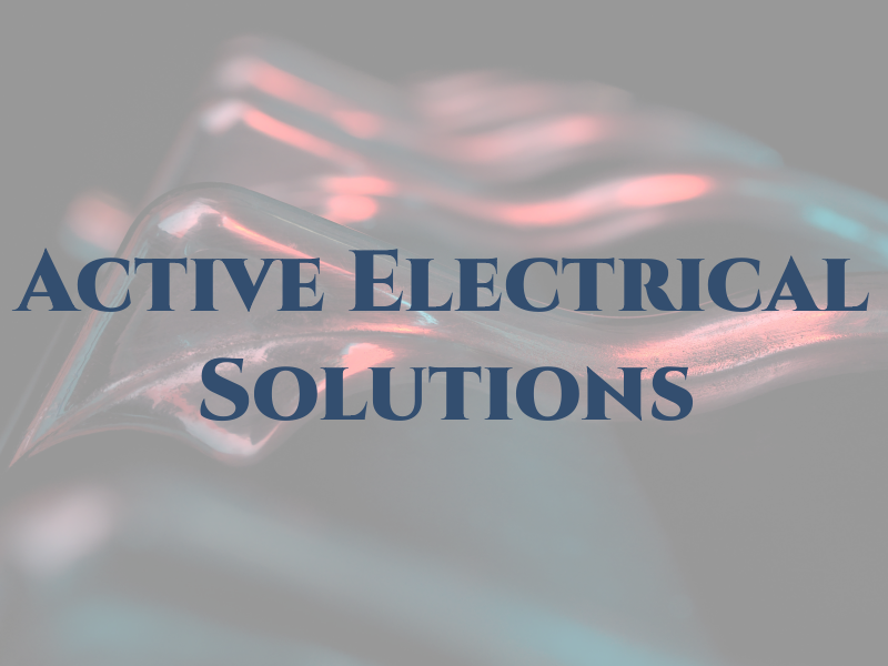 Active 8 Electrical Solutions Ltd