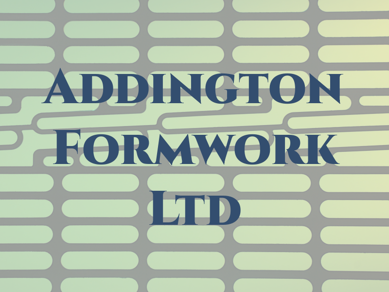 Addington Formwork Ltd