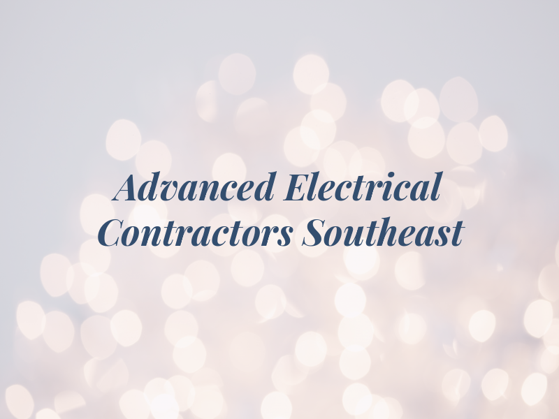 Advanced Electrical Contractors Southeast Ltd