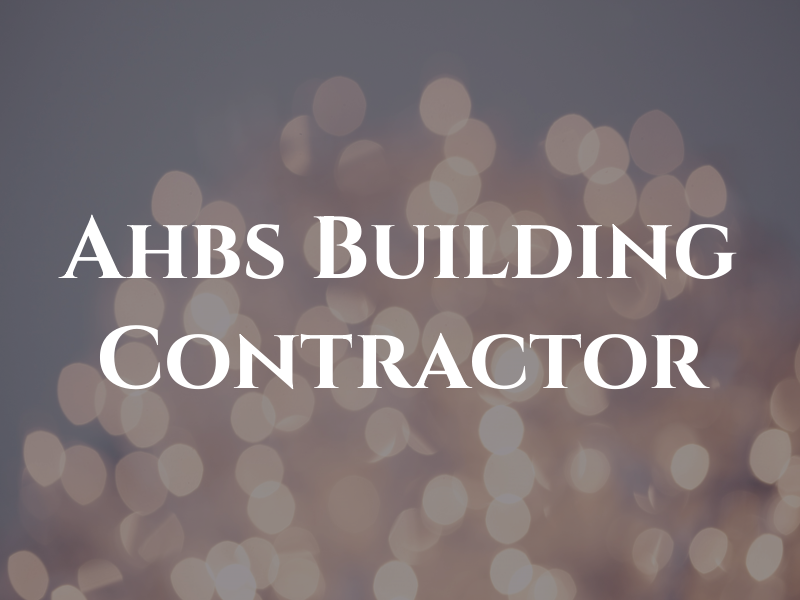 Ahbs Building Contractor Ltd
