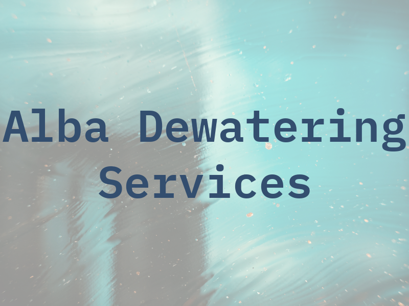 Alba Dewatering Services