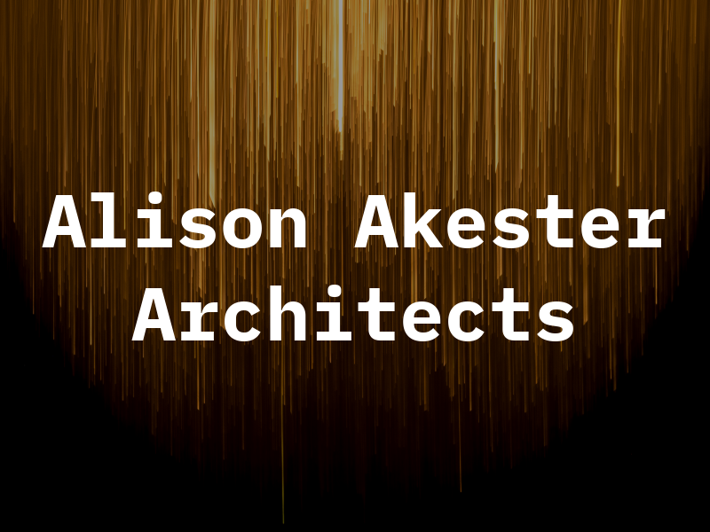 Alison Akester Architects