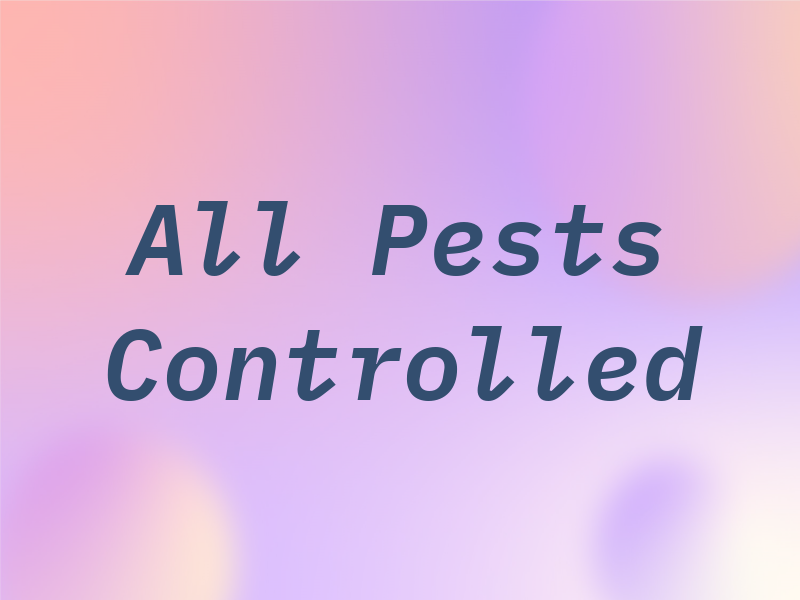 All Pests Controlled