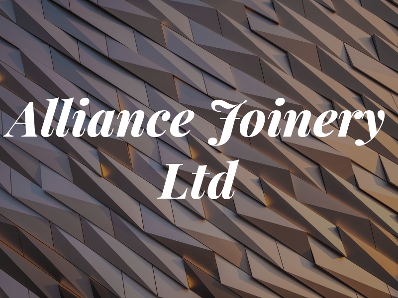 Alliance Joinery Ltd