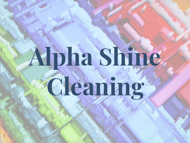 Alpha Shine Cleaning uk