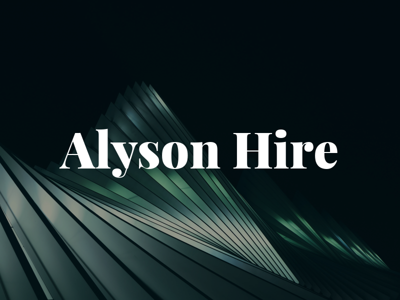 Alyson Hire