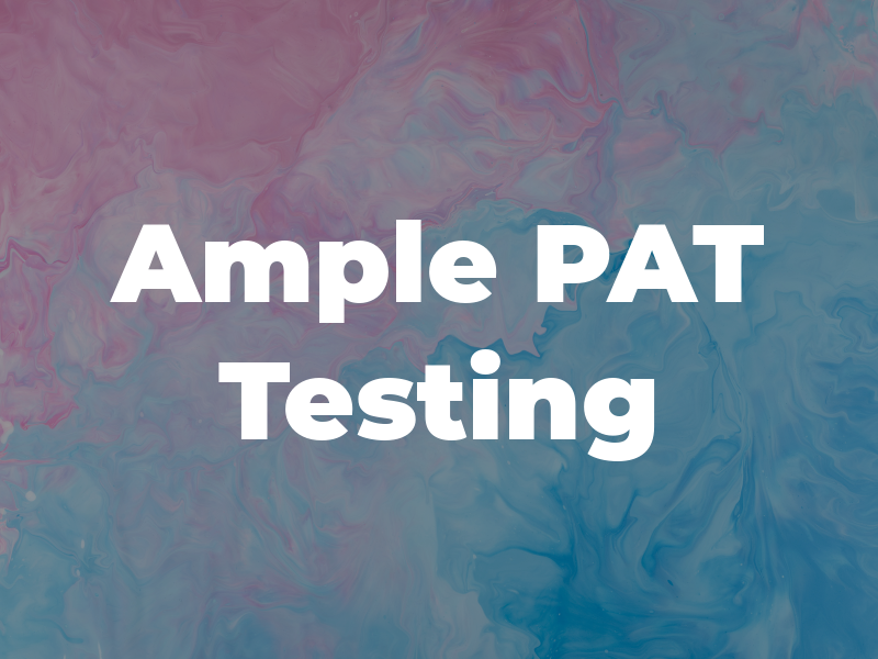 Ample PAT Testing