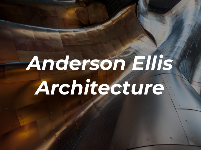 Anderson Ellis Architecture Ltd