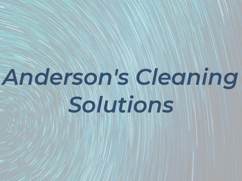 Anderson's Cleaning Solutions