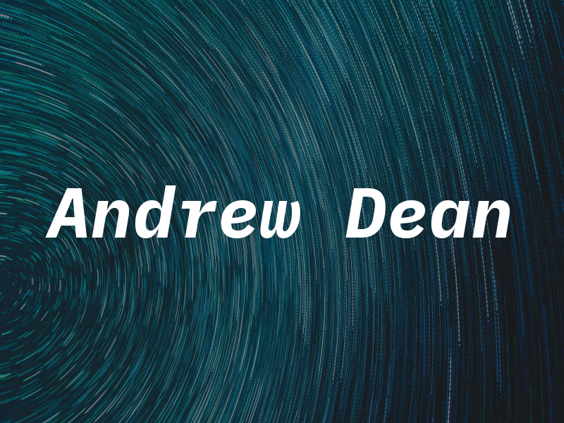 Andrew Dean