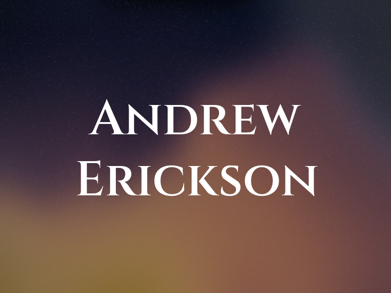 Andrew Erickson