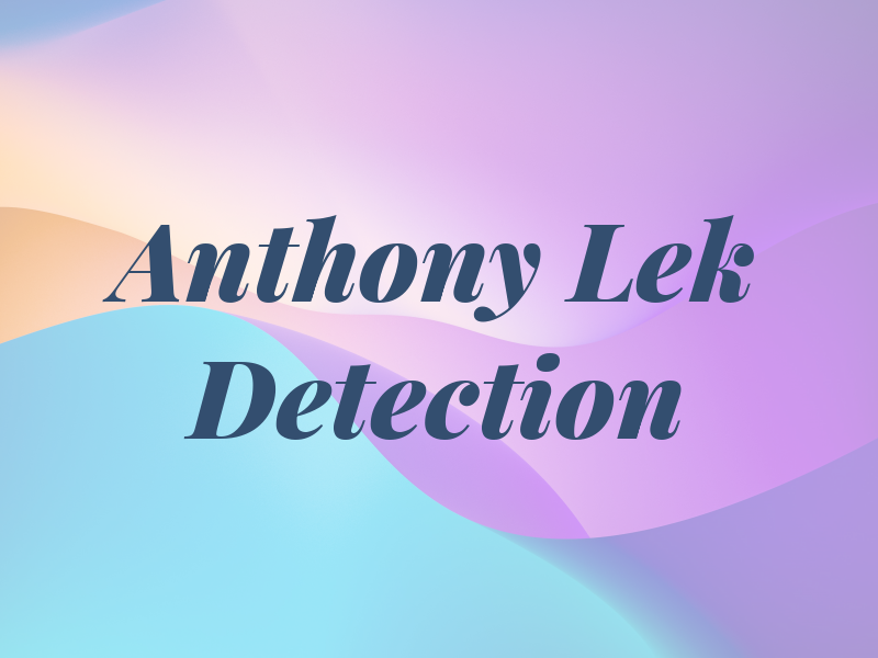 Anthony Lek Detection