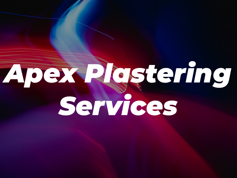 Apex Plastering Services Ltd