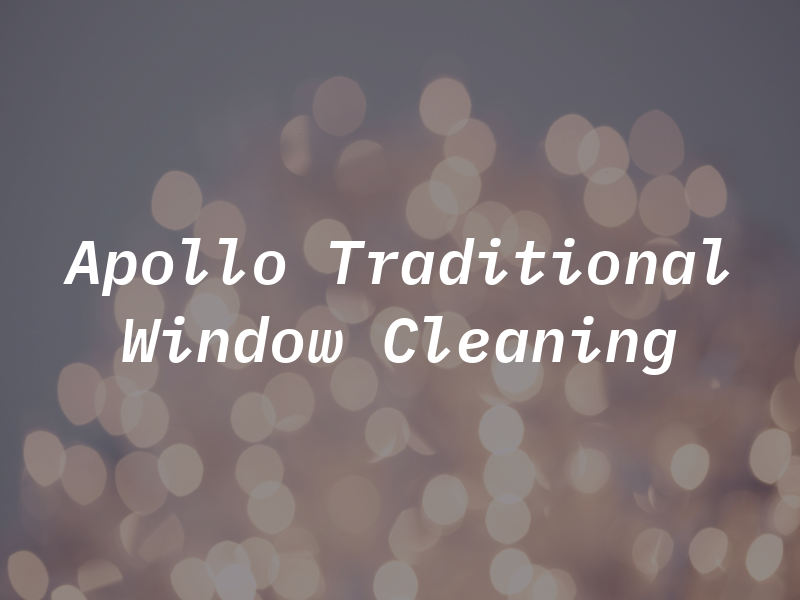 Apollo Traditional Window Cleaning