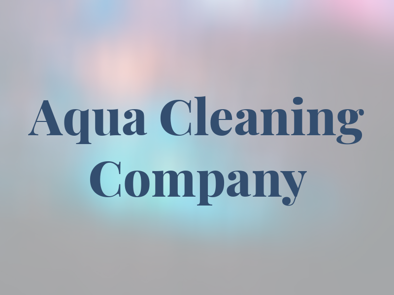 Aqua Cleaning Company