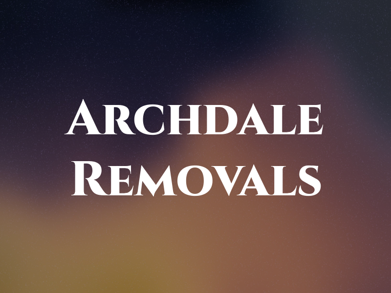 Archdale Removals